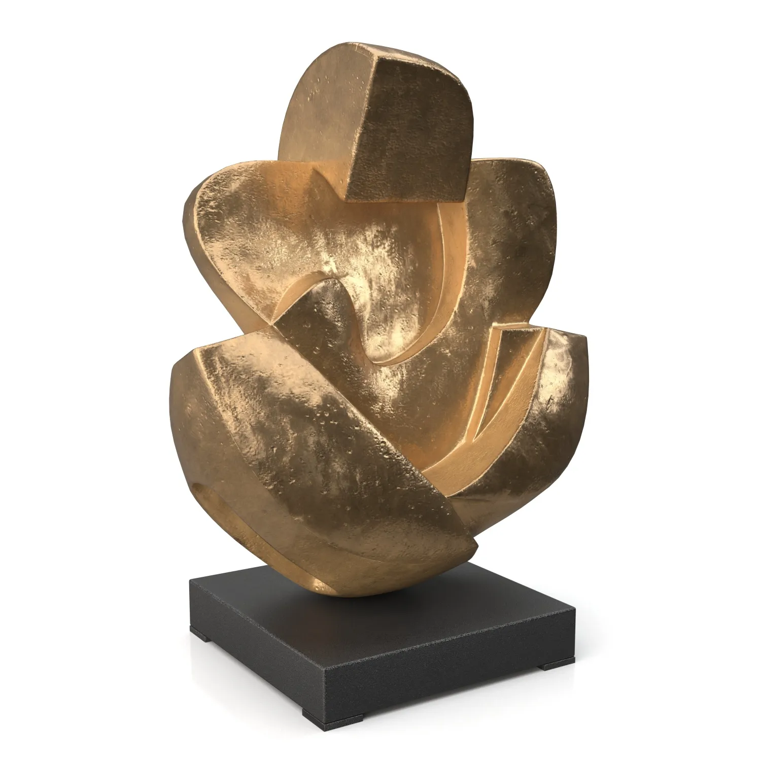 Gardeco Unconditional Love Bronze Sculpture PBR 3D Model_01